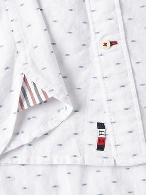Cotton Linen Fil Cou White / Multi / L