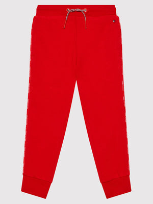 Piping Trackpants Deep Crimson / 10