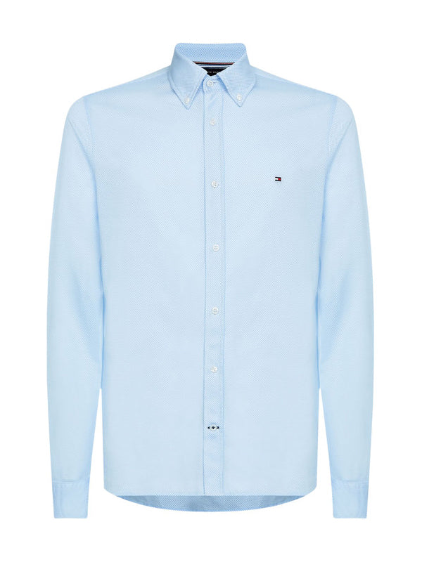 1985 Knit Mini Print Optic White / Cloudy Blue / L