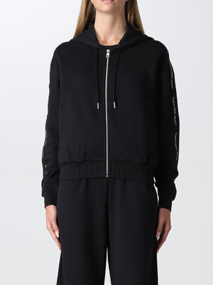 Logo Tape Zip-Through Ck Black / L