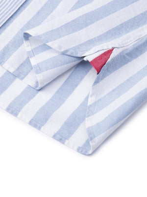 Ithaca Blocking Rf Shirt Cloudy Blue / White / L