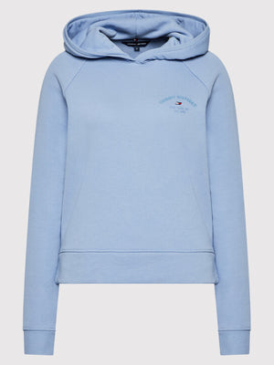 Regular Varsity Ribbed Hoodie Moon Blue / L