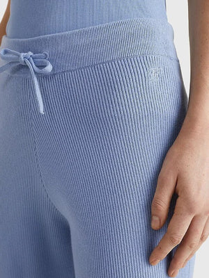 Soft Rib Wide Leg Pant Moon Blue / RL