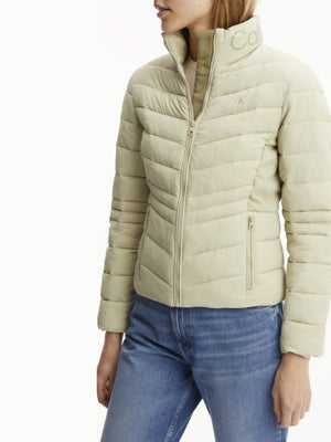 Logo Collar Lw Padded Jacket Wheat Fields / L