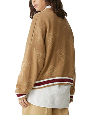 All Over Monogram V-Nk Cardi Countryside Khaki / L