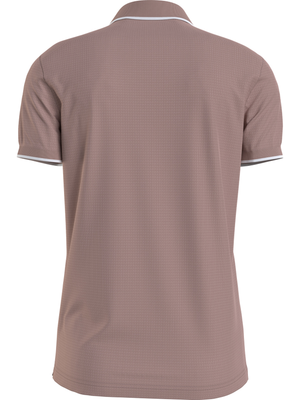 Tipping Slim Polo Dark Blush / L