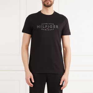 Hilfiger Curve Logo Tee Black / L