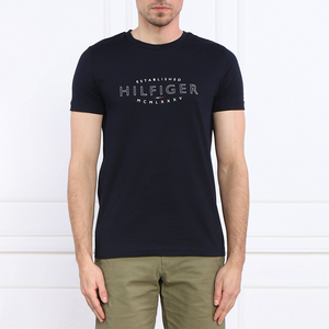 Hilfiger Curve Logo Tee Desert Sky / L
