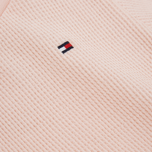 Baby Waffle Sweatshorts Set Faint Pink / 80