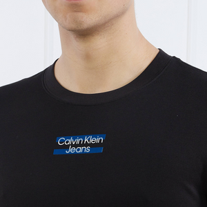 Transparent Stripe Logo Tee Ck Black / L