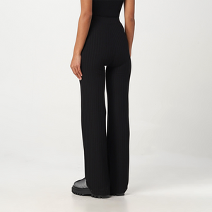 Elongated Rib Pants Ck Black / L