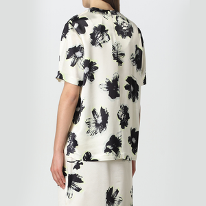 Modern Floral Top Modern Floral / Vanilla Ice / 42