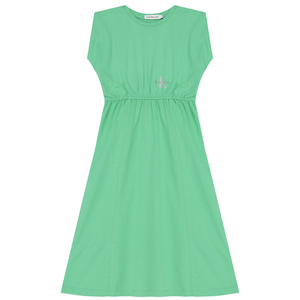 Monogram Offplaced Midi Ss Dress Neptunes Wave / 10