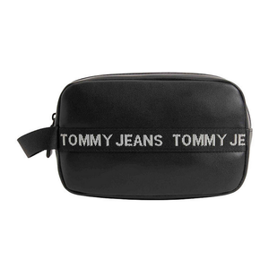 Jm Essential Leather Washbag BLACK / OS