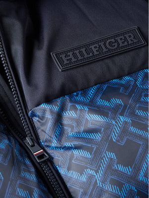 New York Monogram Prt Puffer Jkt Monogram Allover Navy / L