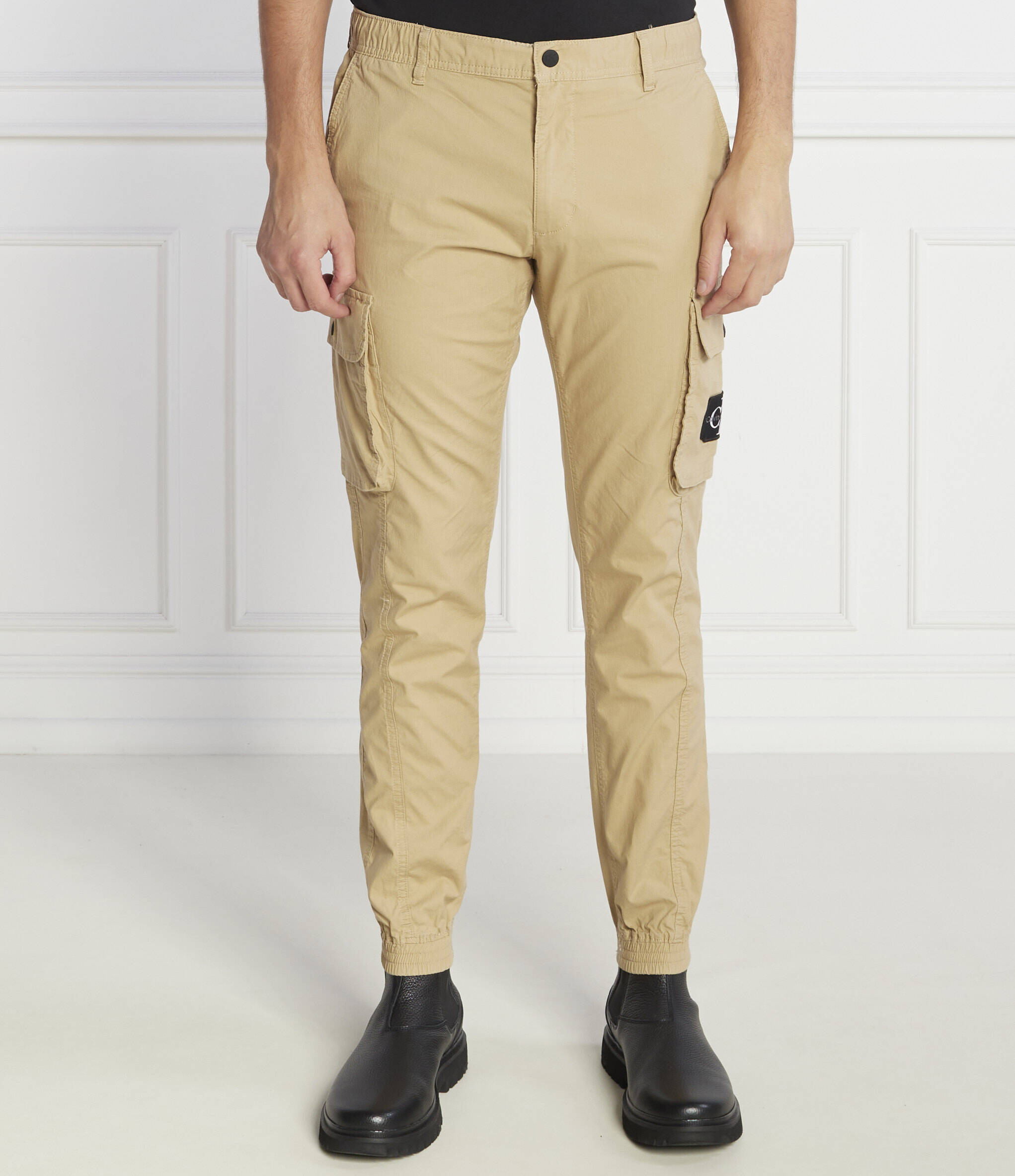 Skinny Washed Cargo Travertine / L