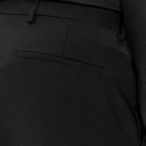 Modern Wool Blend Regular Pants Ck Black / 50