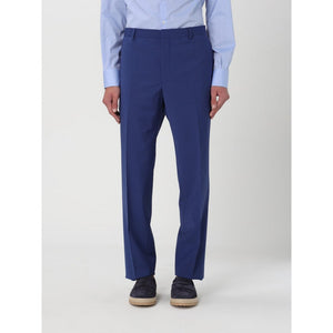 Modern Wool Blend Regular Pants Slate Blue / 50