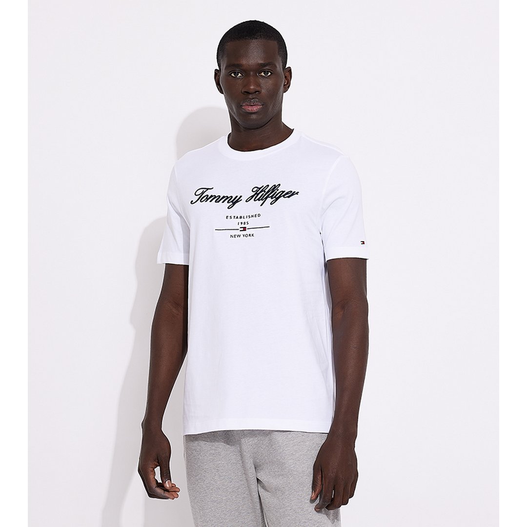 Script Logo Tee Ybr White / L