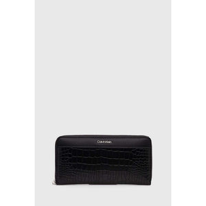 Ck Must Lg Zip Around_Croco Ck Black Croco / OS