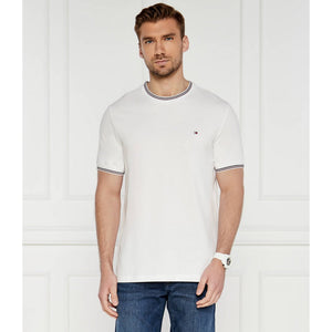 Rwb Tipped Collar Tee White / L
