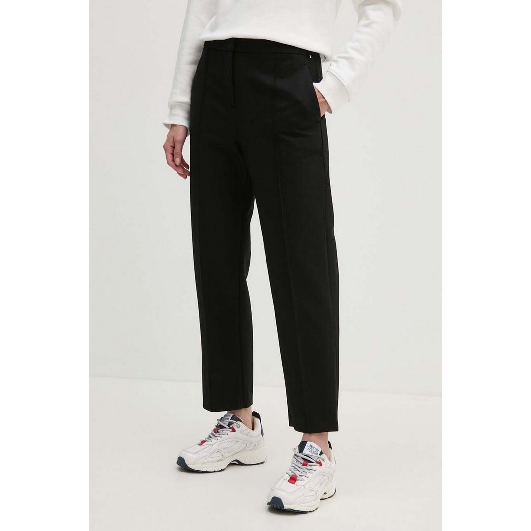 Elevated Slim Straight Knit Pant Black / S34
