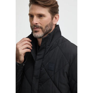 Diamond Quilt Blous Ck Black / L