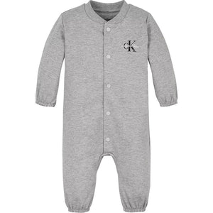 Monogram Ls Bodysuit Grey Heather / 80