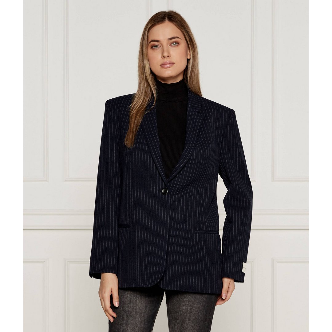 Pinstripe Slim Blaz Night Sky / Gray Morn Stripe / 42