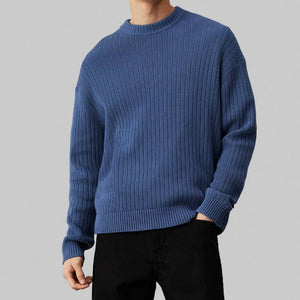 Linear Sweater Blue Coast / L