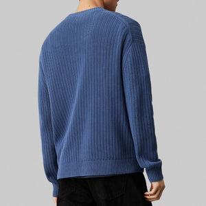 Linear Sweater Blue Coast / L