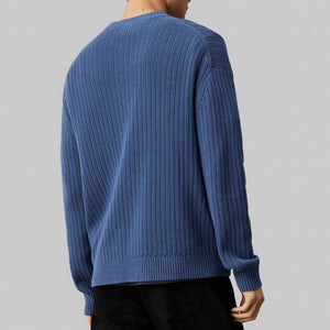Linear Sweater Blue Coast / L