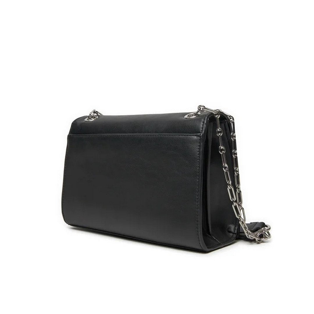 Ck Medium Conv Chain Bag Pvh Black / OS