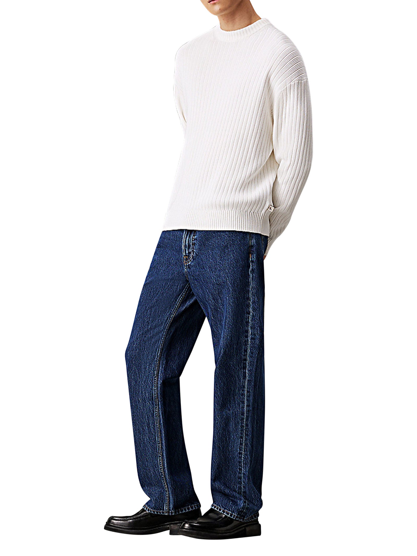 Linear Sweater Ivory / L