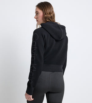 Pw - Half Zip Hoodie BLACK / L