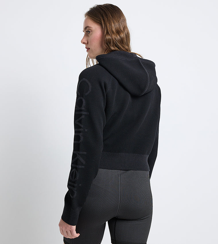 Pw - Half Zip Hoodie BLACK / L