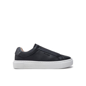 Cupsole Slip On W/Ml - Lth Black/Gunmetal / 41
