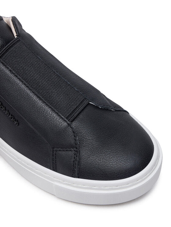 Cupsole Slip On W/Ml - Lth Black/Gunmetal / 41