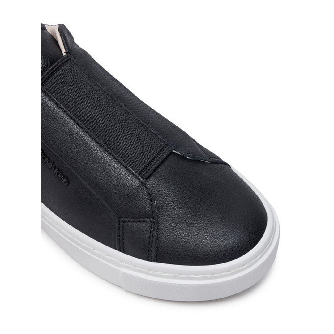 Cupsole Slip On W/Ml - Lth Black/Gunmetal / 41