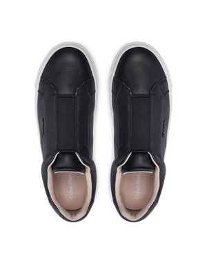 Cupsole Slip On W/Ml - Lth Black/Gunmetal / 41