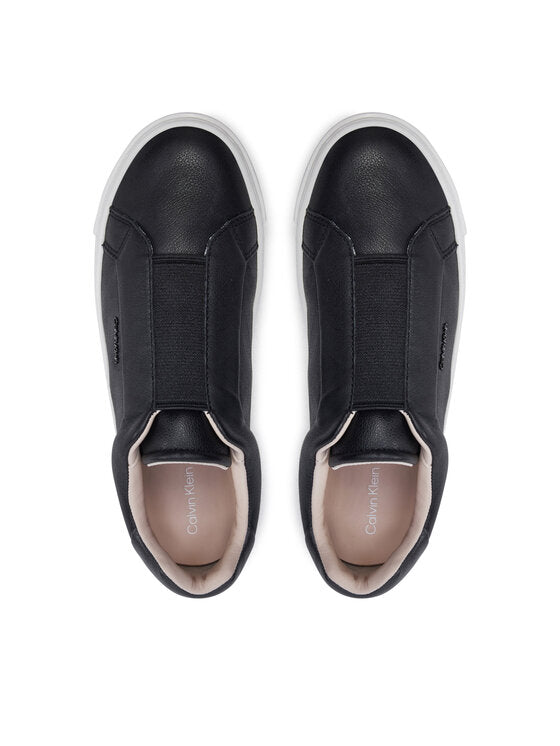 Cupsole Slip On W/Ml - Lth Black/Gunmetal / 41