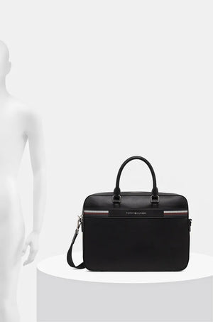 Th Corp Texture Computer Bag Black / OS