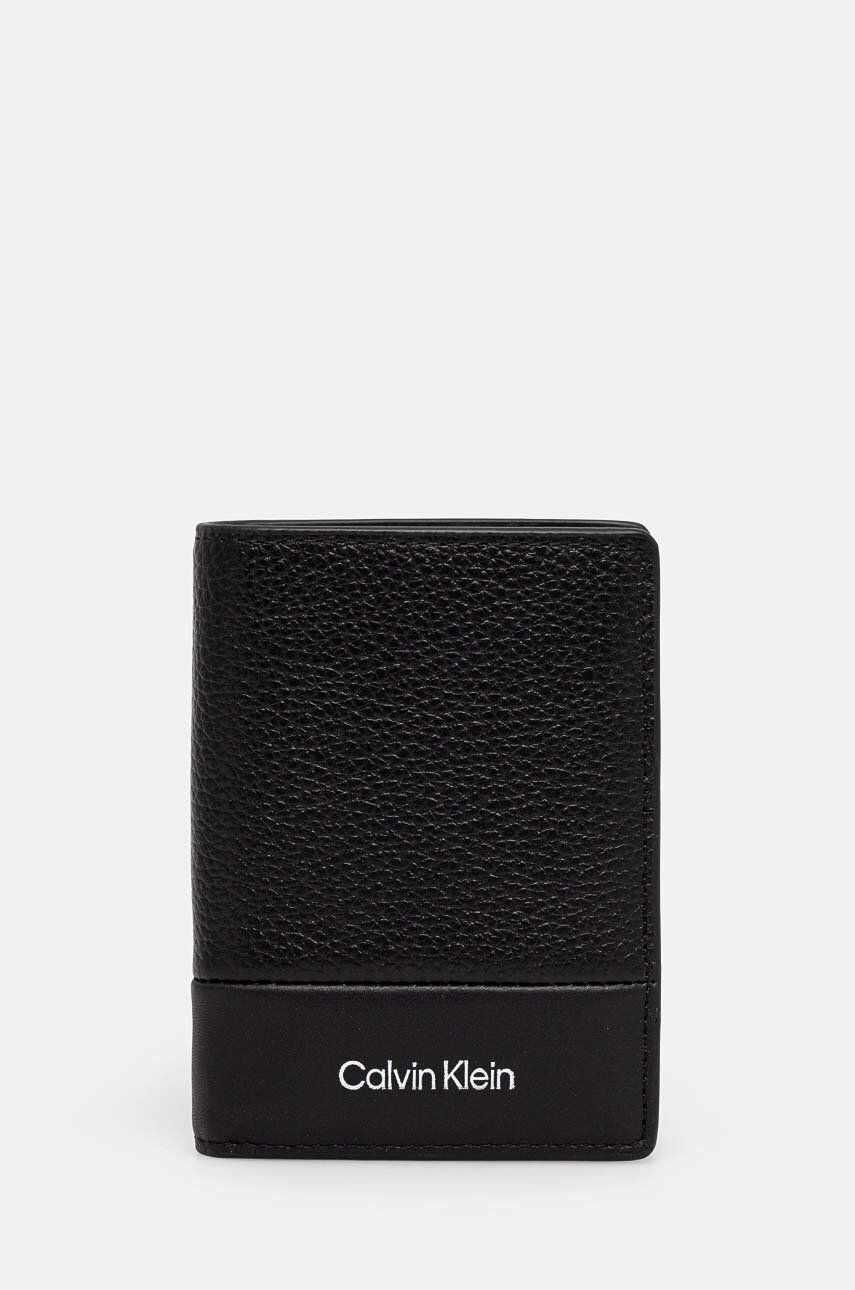 Subtle Mix Bifold 7Cc W/Coin Ck Black Pebble And Smooth / OS
