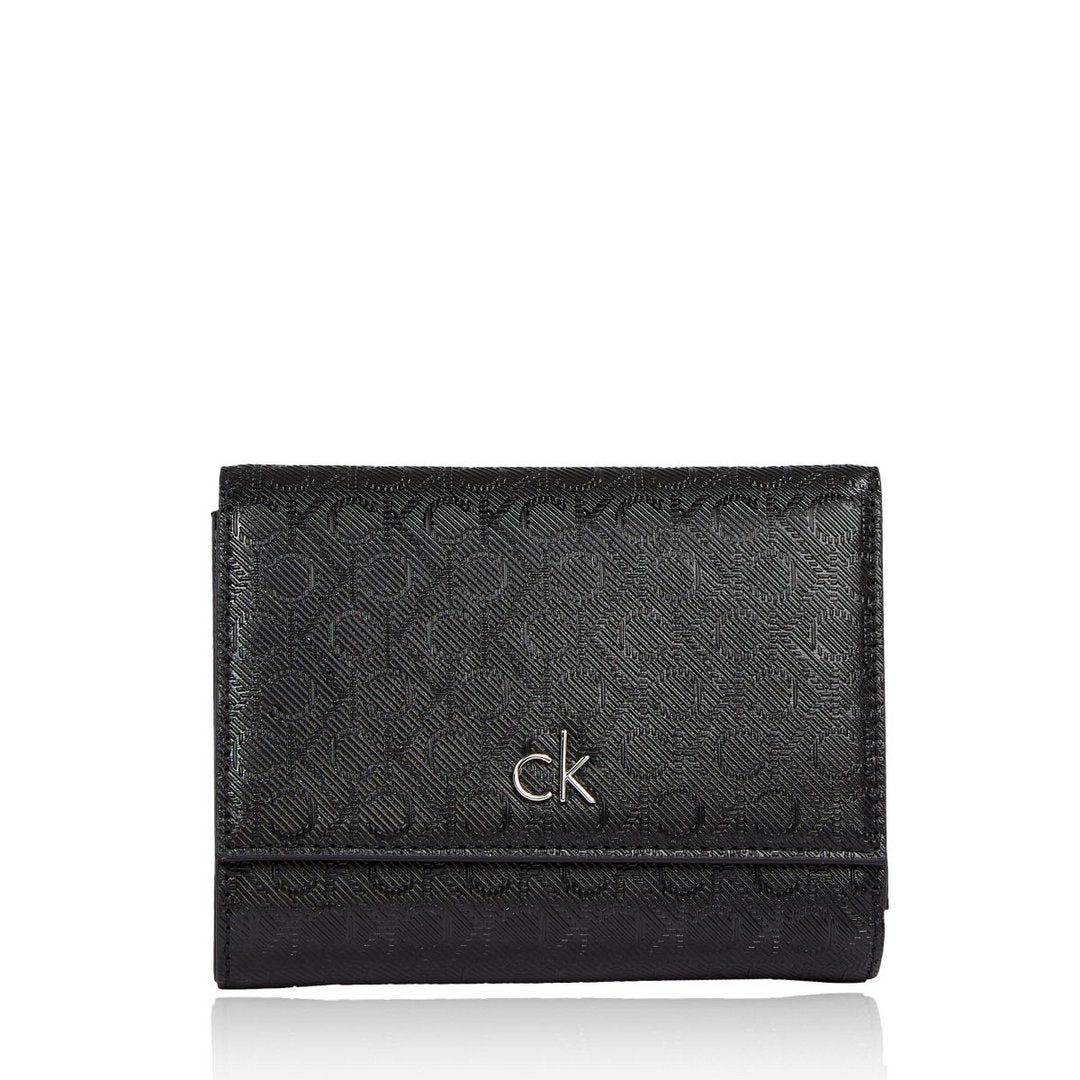 Ck Daily Medium Trifold_Mono Classic Mono Black / OS