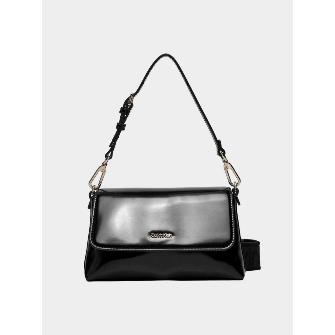 Ck Must Dbl Strap Mini Bag_Shiny Pvh Black / OS