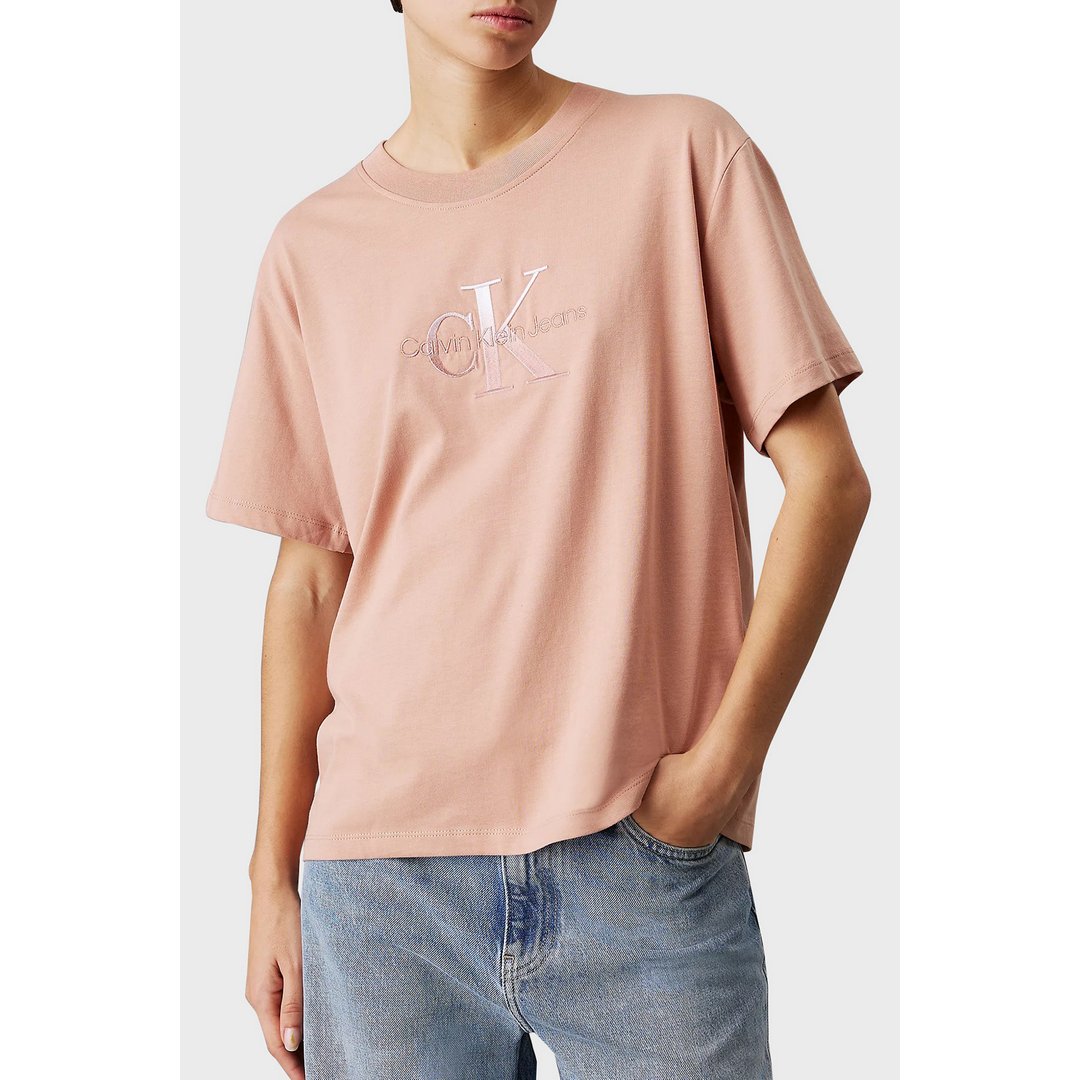Embroidered Monologo Tee Tuscany / L