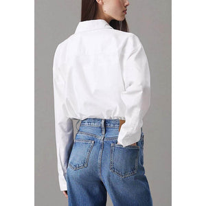 Long Oxford Ls Shirt Bright White / L