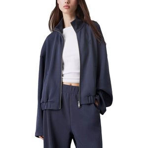 Heavy Modal Zip-Through India Ink / L