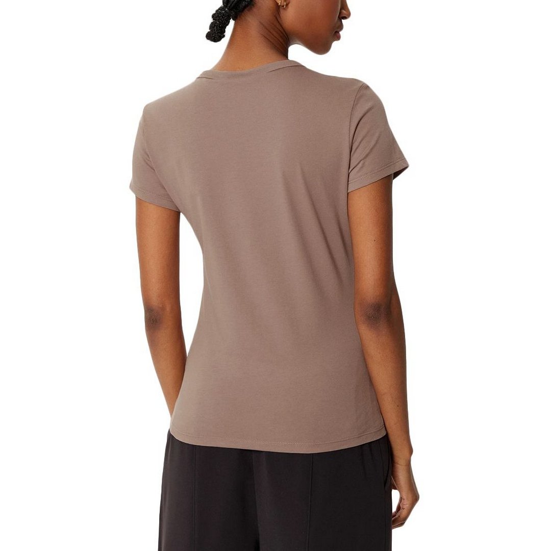 Satin Ck Slim T-Shirt Brownie / L
