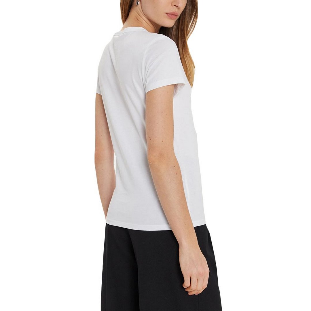 Satin Ck Slim T-Shirt Bright White / L